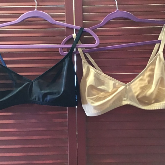 TWO Negative Underwear Sieve Non Wire Bras one Navy and one Buff Size 3 - Picture 4 of 6